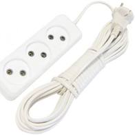 Сет. удл. Jett  ПВС 2х0.75 3 роз. 10 м 10А белый РС-3