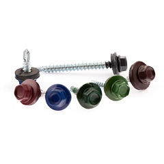 СВФС Саморез кровельный RAL-3005 ZP 4,8*35 красное вино