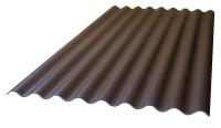 Шифер Волнистый 7-ми волновой (Коричневый ) 0,98м х 1,75м вес 24,75