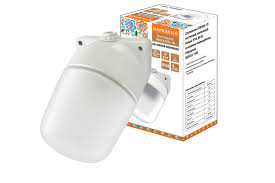 Светильник НПБ400-1П 60Вт IP54 баня/сауна настен наклон. белый SQ0303-1502