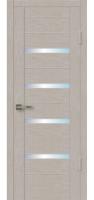Дверь СИТИЛАЙН 003 (90см) Лиственница беленая (матовое стекло сатинат)
