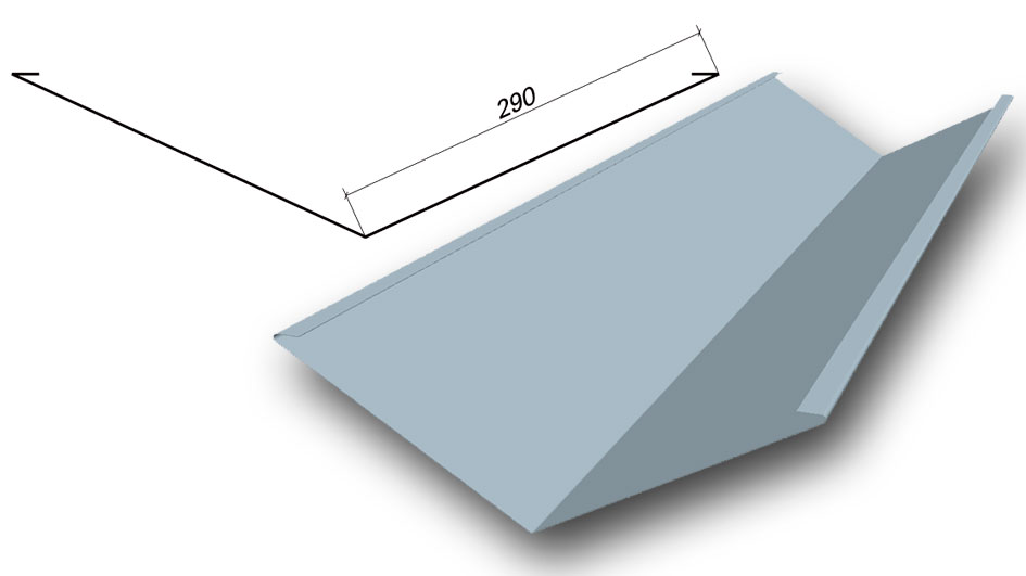 Конструктивный элемент кровли внутренний угол образующийся в месте стыковки двух скатов