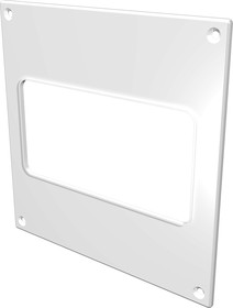 Накладка торцевая пластик 150х150, для воздуховода 60х120