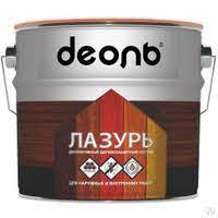 ДЕОЛЬ Деревозащитный состав "Лазурь" дуб 9л #ВД