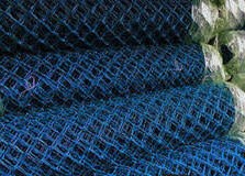 Сетка-рабица полимер. 50*50мм (1,5*10м) рулон синяя