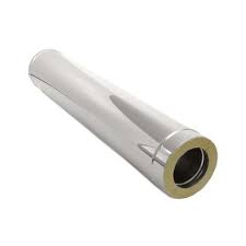 Труба ТТ-Р 430 0,8мм/ 430 0,5мм L 1000 ф120/180 (сэндвич труба) "ЕВРО ТиС"®