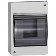 IEK бокс КМПн 2/4 c прозр. крышкой 4 мод. наружн. уст. опломбировка БЕЛЫЙ IP30 MKP42-N-04-30-12