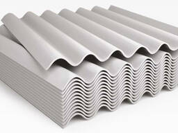 Шифер волнистый 1,13*1,75 м толщ. 5,2 мм вес 23,4