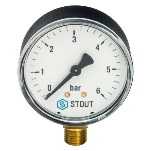 BELAMOS Манометр XPS-R (боковое подключение) 0-6 бар 50мм