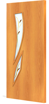 !Дверь Стрелец-Глухая  ДГ-  7 (60см) Полотно ИТАЛИЯ.орех (СТРЕЛЕЦ)