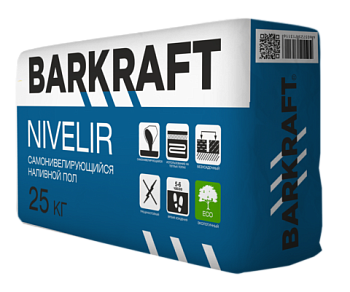 BARKRAFT Пол наливной "NIVELIR" (25кг) 54шт./пал