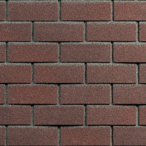Фасадная плитка ТехноНИКОЛЬ Hauberk 1000х250х3 обожженный кирпич (2м2/уп, 40уп/под, 25,6кг/уп)