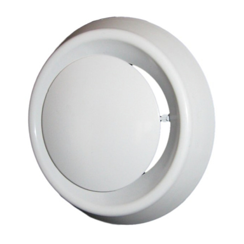 Анемостат приточно-вытяжной регулируемый с фланцем АБС D100