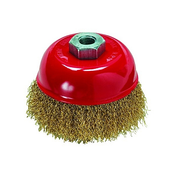 Щетка-крацовка "Чашка" для УШМ 150мм Гайка М14 45-2-315