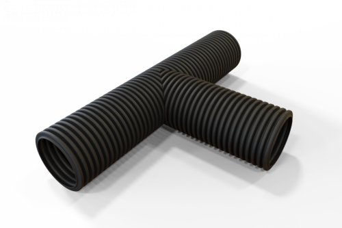 Гофр. Тройник 160/136*90