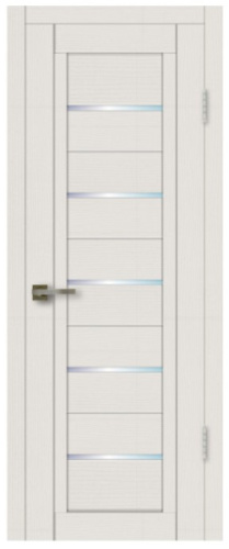 Дверь СИТИЛАЙН 031  (80см) Бьянко (матовое стекло сатинат)