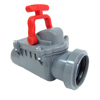 СЕРАЯ Обратный клапан 50 ПП МультиМирПласт  /1уп.-1/