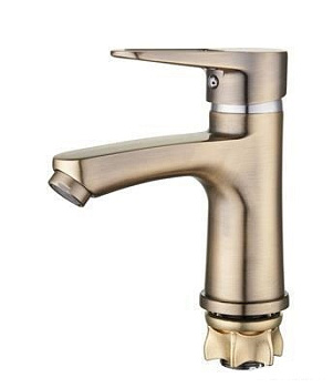 Смеситель G lauf раковина керам., гайка, бронза PUD-1045KТ