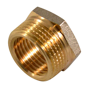 Футорка ВН/НР 1" х 1 1/2", латунь (30/180)