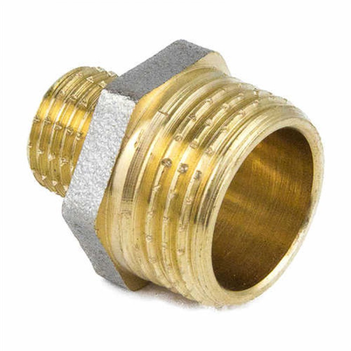 Ниппель переходн НР  1/2" х 1/4", латунь (50)