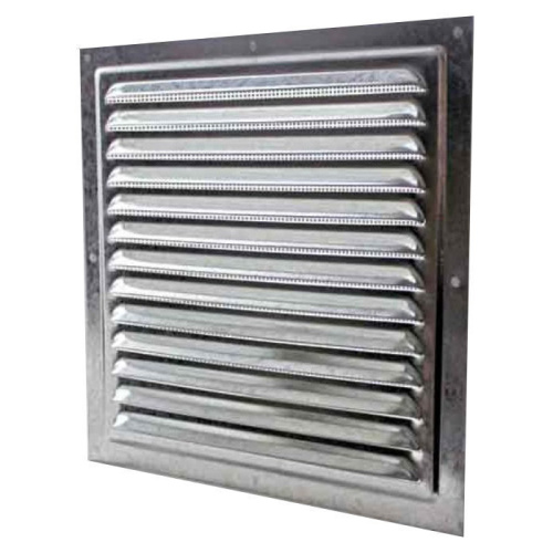 Решетка вентиляционная вытяжная стальная 200х200 оцинкованная