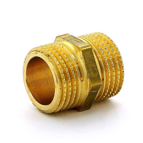 Ниппель 1", латунь (8)