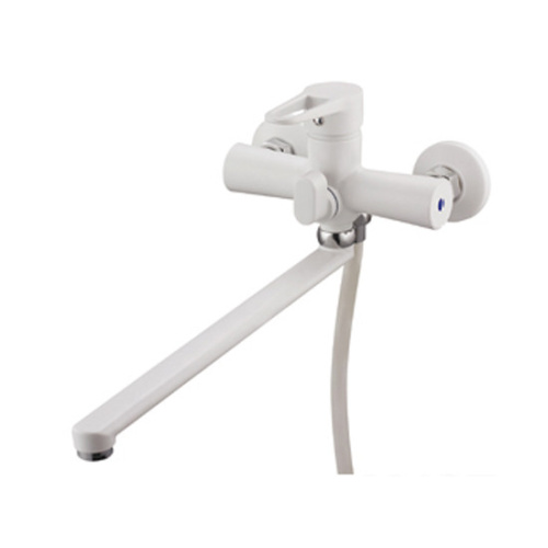 Смеситель G lauf ванна керам. 35мм,плоск.излив, белый NUD7-A045YW