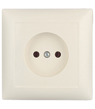 Розетка Паурмен Классика 1СП с з/к бел 16А 250В