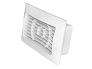 Решетка вентиляционная приточно-вытяжная АБС 150*90 с фланцем