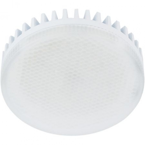 !Ecola Лампа св/д GX53 10W 4200K 27x75 матовое стекло алюм.Premium T5NV10ELC