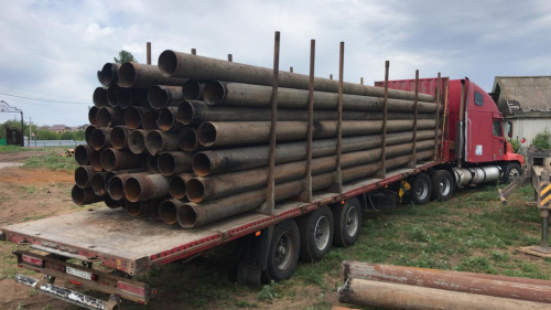 Труба диаметр 300*4,0 б/у (длина 11,3-11,8м) Огрузка целая либо 1/2