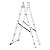 Лестница алюминевая 2-х секц.  7 ступ. 196/308см 63-2-007