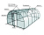 Теплица "Удачная  Эконом ОЦ"  4х3х2 шаг 0,67м (основание 20х20, дуги 20х20)