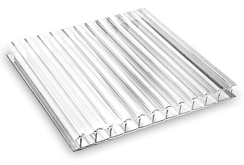 Цветной поликарбонат10мм 6000х2100мм (04 зеленый)