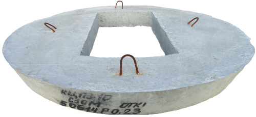 Плита перекрытия ж/б ПП 1,0х0,06 большой квадрат