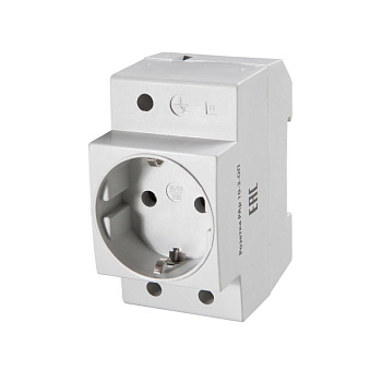 Розетка РАр 10-3-ОП 3К на ДИН рейку