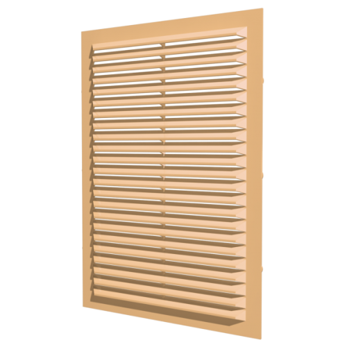 Решетка вентиляционная вытяжная 194х194 коричневая