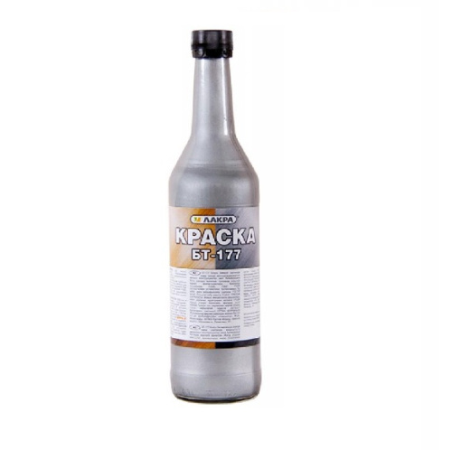 НБХ Краска серебрянка 1,0 л, БТ-177 ДВД