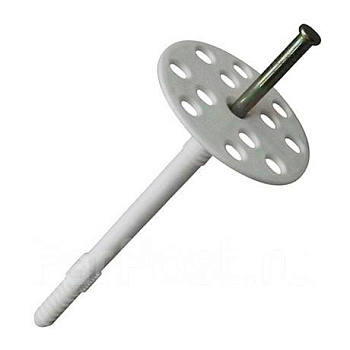 Дюбель-гвоздь для изоляции 10* 90мм (Металлический гвоздь)