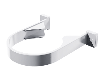 ТН ПВХ белый Хомут трубы