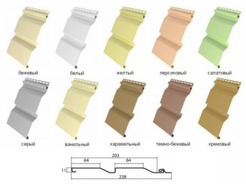 Grand Line Сайдинг панель "Корабельный брус" 3,6*0,225=0,81м2 темно-бежевый