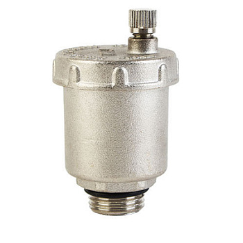 Группа без-ти TIM Авто-воздухоотводчик прямой , никель 1/2" (60/1) BL5817