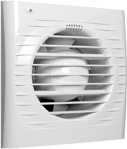 Вентилятор осевой вытяжной с обратным клапаном c шнуровым тяговым выключателем D 100 ERA 4С-02 (100