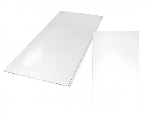 STELLA Панель ПВХ 3000*500*8мм Белая лак (широкая)