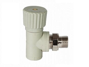 TEBO Вентиль для радиатора 20 х 1/2", угловой,  (10/60)