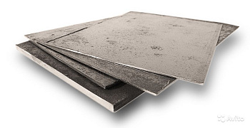 Лист  4мм 1,5х 1,5м г/к