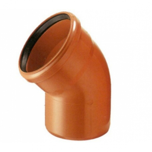 РЫЖАЯ Отвод 110*135 (40шт/уп)