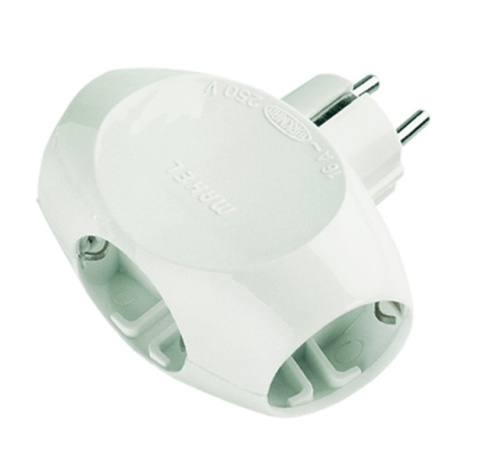 Тройник 3ОП с/з белый Макел