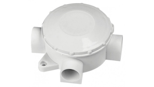 Коробка КРК ОП 3-х рожк. белая б/ф 70*30 (КЭМ-3)