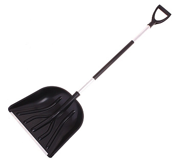 Лопата снегоуборочная с алюминевым черенком "Купец" 410х460 69-0-413